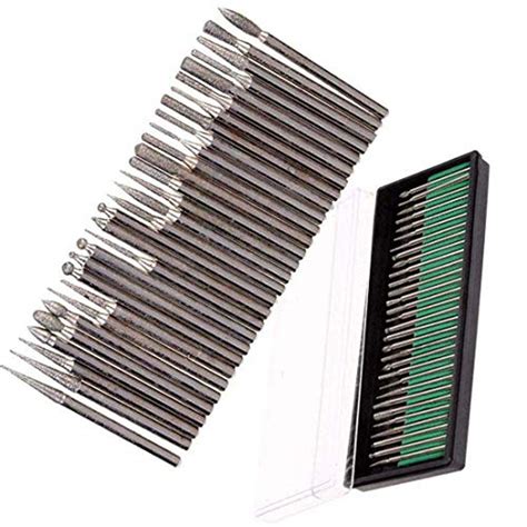 DIY Crafts 30 Pieces Rotary Tool Bits – Diamond Tipped Deburring and ...