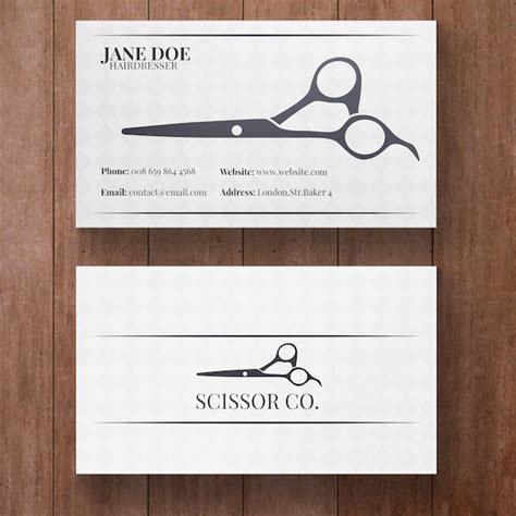 Hairdresser business card | Free PSD