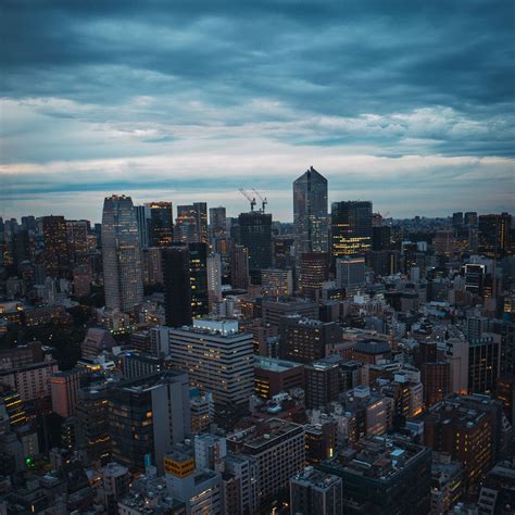 Download wallpaper 2780x2780 city, buildings, aerial view, metropolis ...