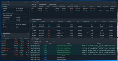 Table management | Quantower_in