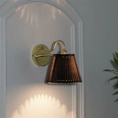 POSSIO Single Light Wall Fitting With Black Shade – KAPOOR-E ...