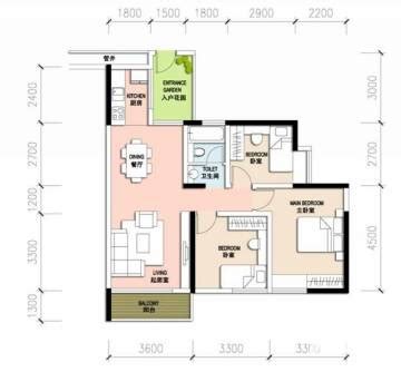 现代简约三居室89平米10万-劲嘉金棕榈园装修案例-佛山房天下家居装修网