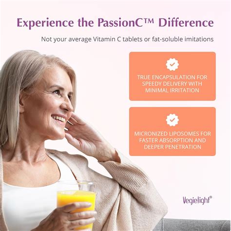 VEGIELIGHT PassionC Liquid Liposomal Vitamin C 1000mg - India | Ubuy