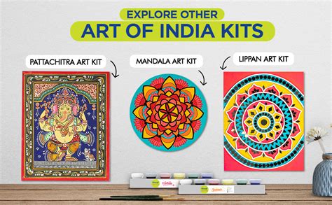 Fevicryl DIY Art of India Kalamkari Art kit | DIY Acrylic Painting Set ...