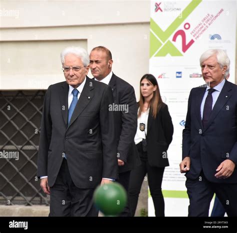 Sergio Mattarella President of the Italian Republic Stock Photo - Alamy