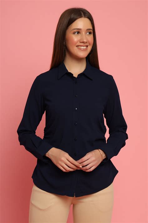 Navy Blue Color Formal Shirt – KIZI Apparels