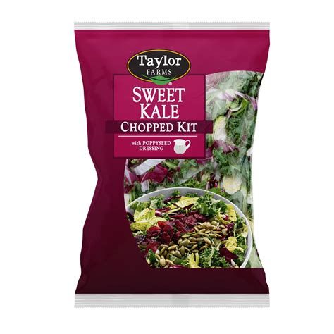 Taylor Farms Sweet Kale Chopped Salad Kit, 12 oz Bag, Fresh - Walmart.com
