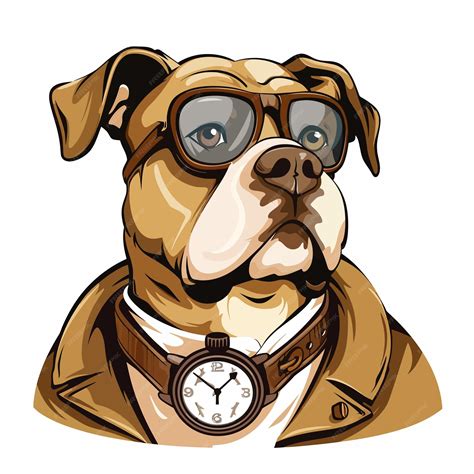 Premium Vector | Watch_dog_cartoon_vector_illustration