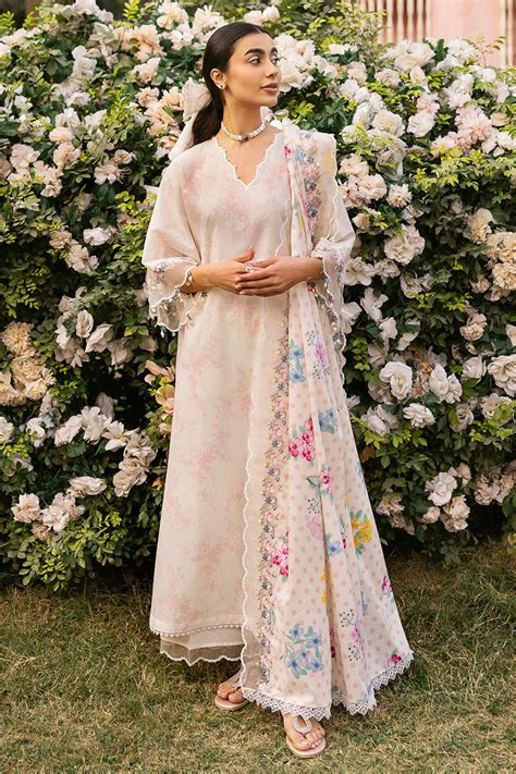 PASTEL BLOOM-3PC PRINTED LAWN SUIT – Nour