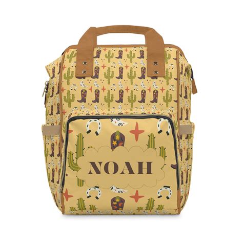 Western Diaper Bag, Customize Diaper Backpack, Personalized Cowboy ...