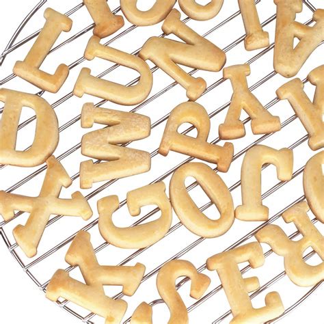 TIGERCROWN Cake Land Styrol Resin Alphabet Cookie Cutter 26 pcs ...