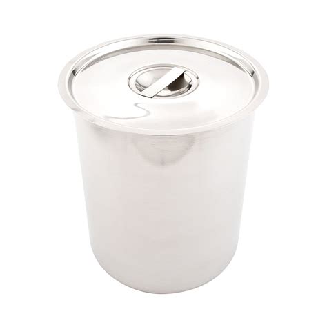 Stainless Steel Bain Marie Lid - For Met Lux 8.25 Quart Stock Pots and ...