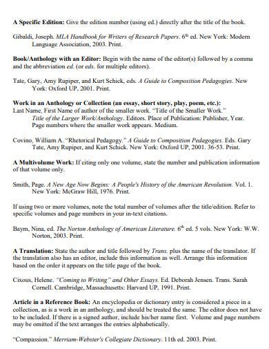 Image result for Good MLA Research Paper Example