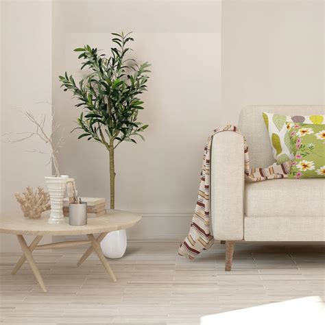 FAGIGY Artificial Olive Tree,4FT Tall Modern Large Fake India | Ubuy