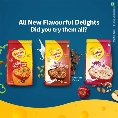 Buy Saffola Masala Oats Cheesy Italian, Creamy Flavoured Rolled Oats ...