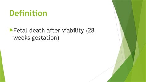 Intrauterine Fetal Death obstetrics and gynaecology | PPTX