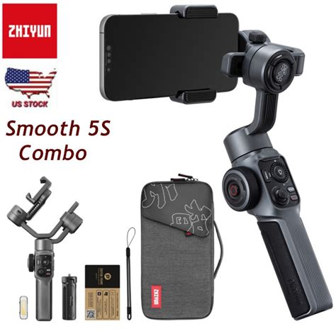 Buy ZHIYUN Smooth 5S Combo 3-Axis Gimbal stabilizer Magnetic Light for ...