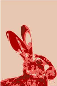 Abstract Hare Red Wall Art | Artist : Keshava Shukla Photographic Paper ...