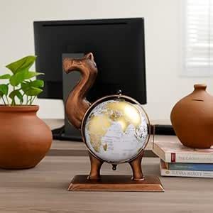 Kreative Garage®Home And Office Decorative Globe Metal Table Top ...