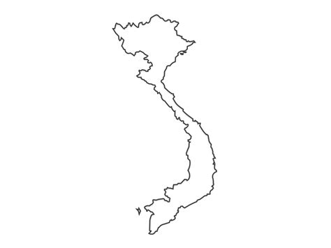 Vietnam Map Vector at GetDrawings | Free download