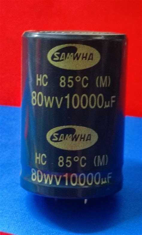 10000uF 80V SAMWHA Electrolytic Capacitor CAN Type ETA2253 – EMERGING ...