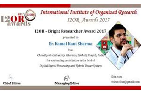 Achievements | Department of Electrical Engineering - Chandigarh University