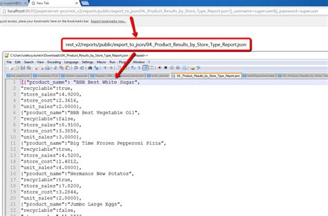 Image result for JSON Report Format
