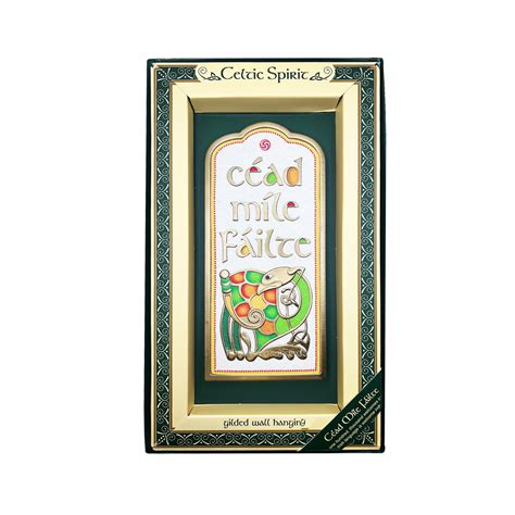 CELTIC SPIRIT PLAQUE - Cead Mile Failte - Irish Crossroads