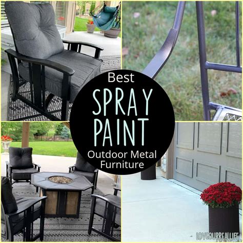 Spray Paint Outdoor Furniture