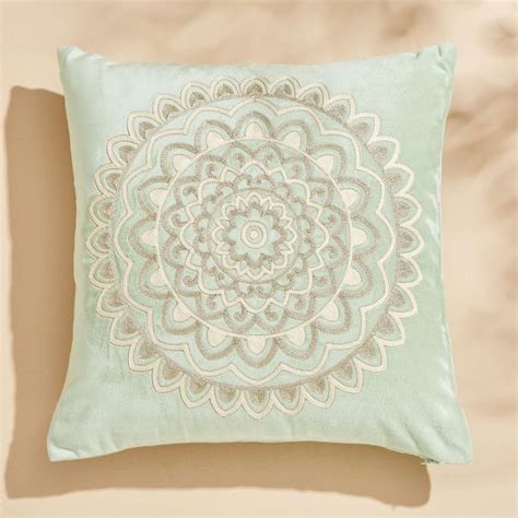 Buy Endura Embroidered Cushion Cover - 40x40cm from Home Centre at just ...
