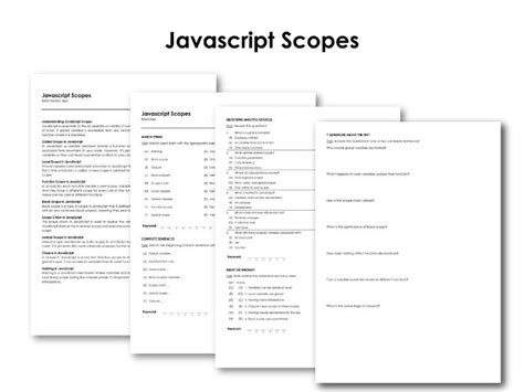 Image result for JavaScript Scopes