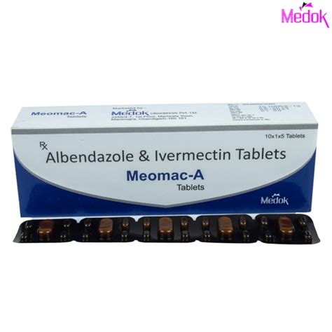 Meomac A - Albendazole & lvermectin tablets - Medok Life Sciences Pvt. Ltd