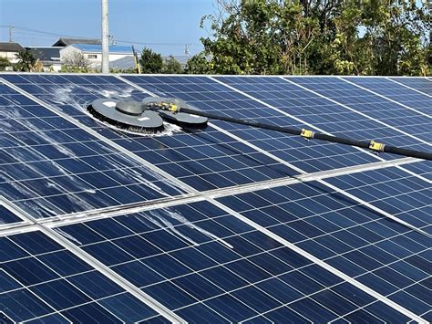 三重県度会郡玉城町太陽光発電所パネル洗浄①｜株式会社ソラプロテック｜太陽光発電所の運営とメンテナンス【三重県全域対応】