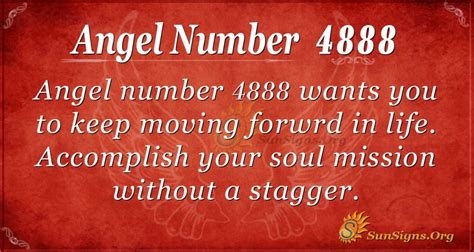 Angel Number 4888 Meaning: Keep Moving Forward - SunSigns.Org