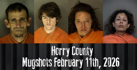 Horry County Mugshots February 11th, 2026 - WFXB