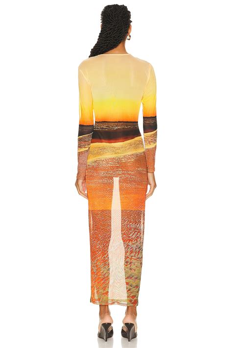Louisa Ballou High Tide Dress in Painted Sunset | FWRD
