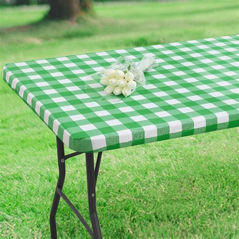 Amazon.com: smiry Rectangle Table Cloth Cover, Elastic Waterproof ...