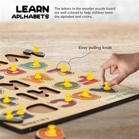 Baybee Wooden English Alphabets Puzzle Games for Kids Toys – Baybee India
