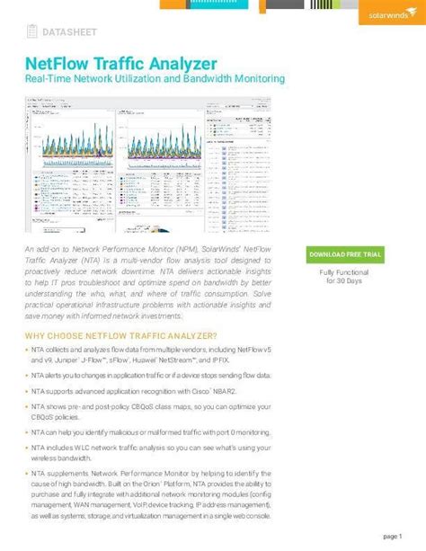 SolarWinds NetFlow Traffic Analyzer Download 的图像结果