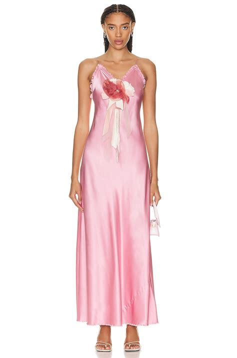 LoveShackFancy Elizabella Dress in Pink Spritz | FWRD