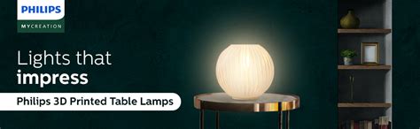 Philips 3-D Printed Quartz Table Lamp|Premium Indoor Decorative ...