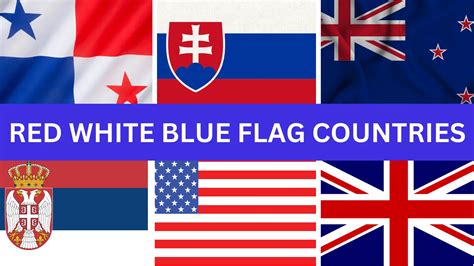 Red White And Blue Flag Background