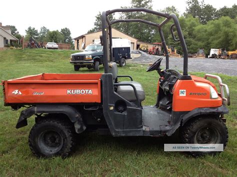 Kubota 900 Rtv Diesel 4x4 Utv Atv Better Than A Golf Cart Cheap Rates