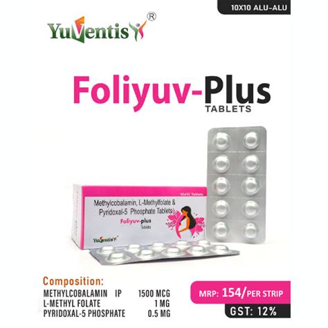 FOLIYUV - PLUS TABLETS Yuventis Pharmaceuticals