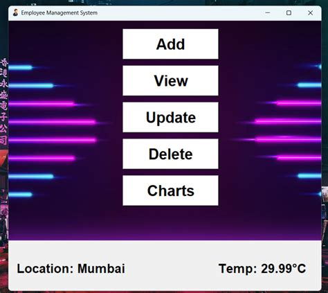 Employee Management System Week 2 Assignment Python 的图像结果