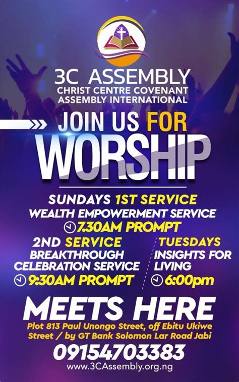 2024 YEAR OF GODS GLORY, 3C Assembly International -Christ Centre ...