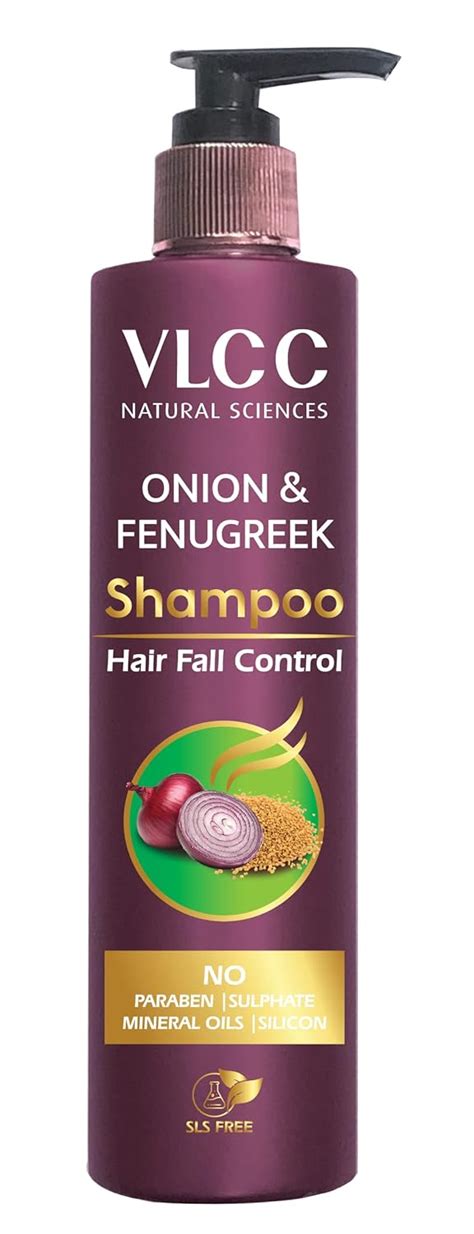 Buy VLCC Natural Sciences Onion & Fenugreek Hair Fall Control Shampoo ...