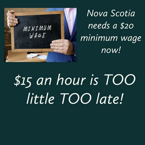 The Living Wage in Halifax is over $23 an hour. We need a minimum wage ...