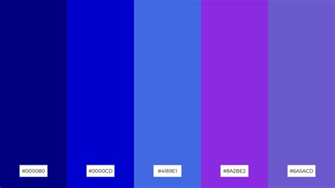 The Best 15 Blue Violet Color Palette Combinations