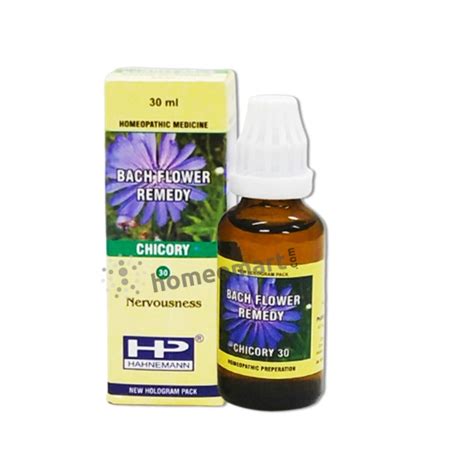 Hahnemann Bach flower Chicory for possessive, over-protective, – Homeomart